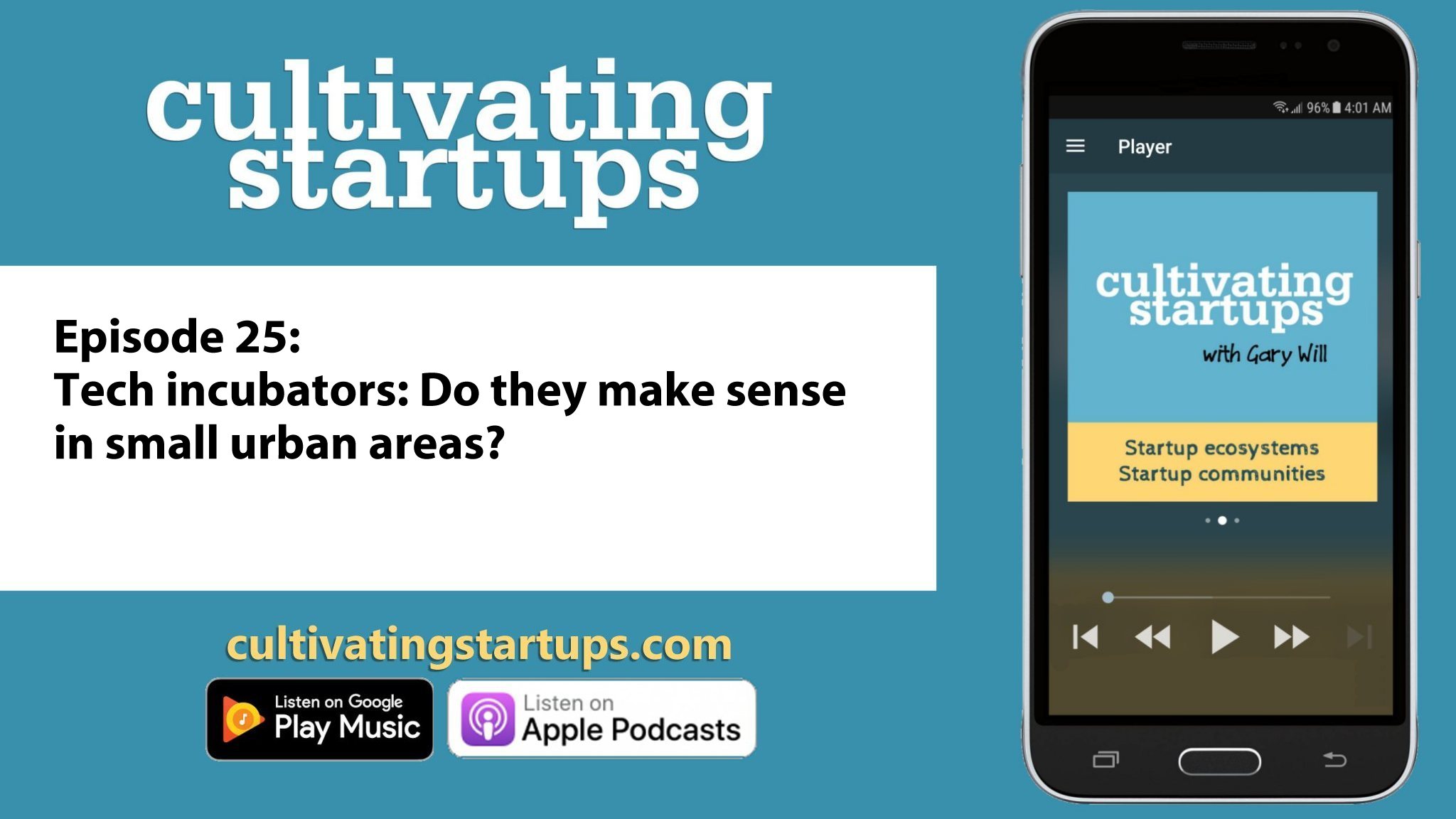 Ep 25 Do tech incubators make sense in small urban areas